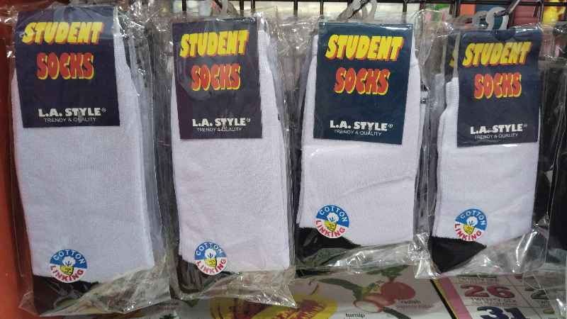 Kaos Kaki Student Socks Cotton 