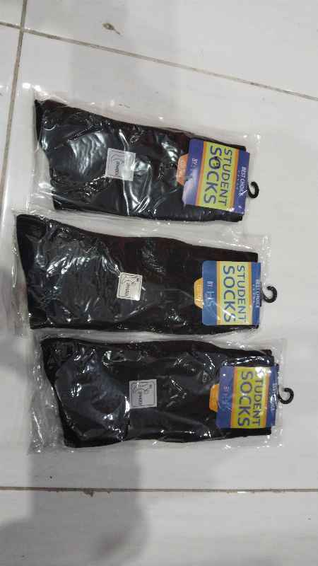 Kaos Kaki Student Socks Hitam 