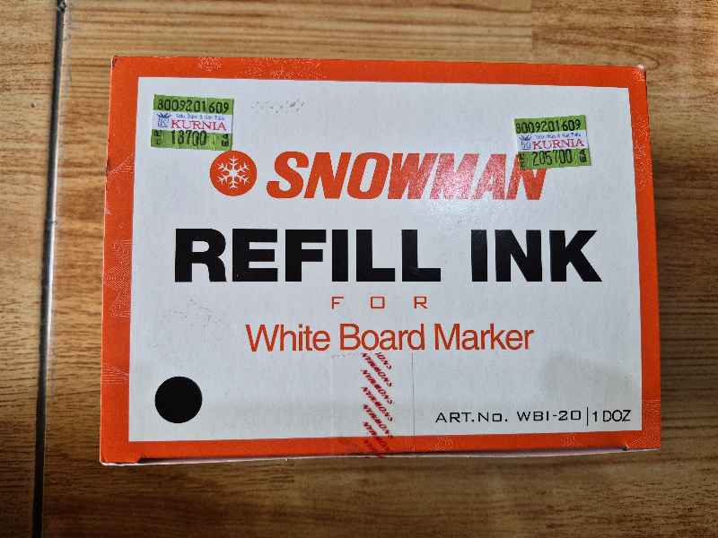 Refill INK Whiteboard Snowman