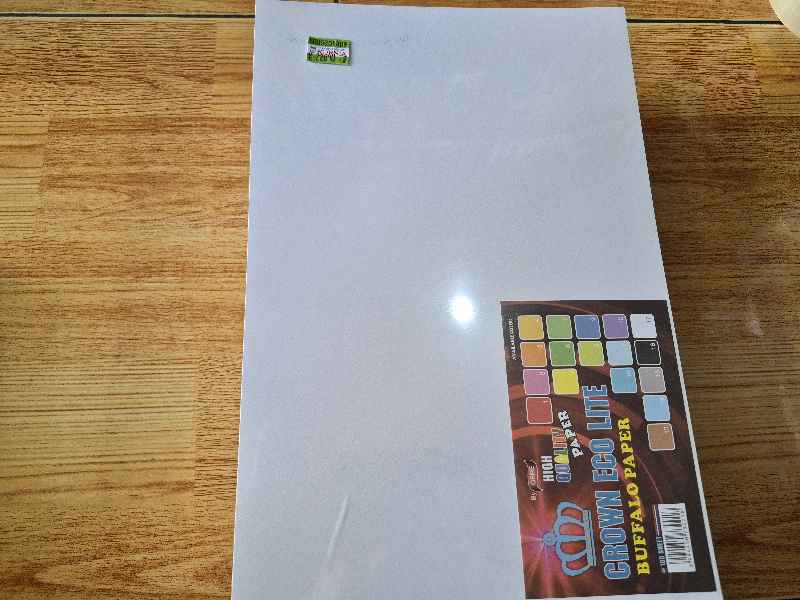 Kertas Bufalo Putih biasa