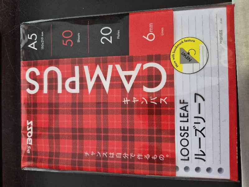 Loose Leaf BIG Bergaris 150×210mm A5
